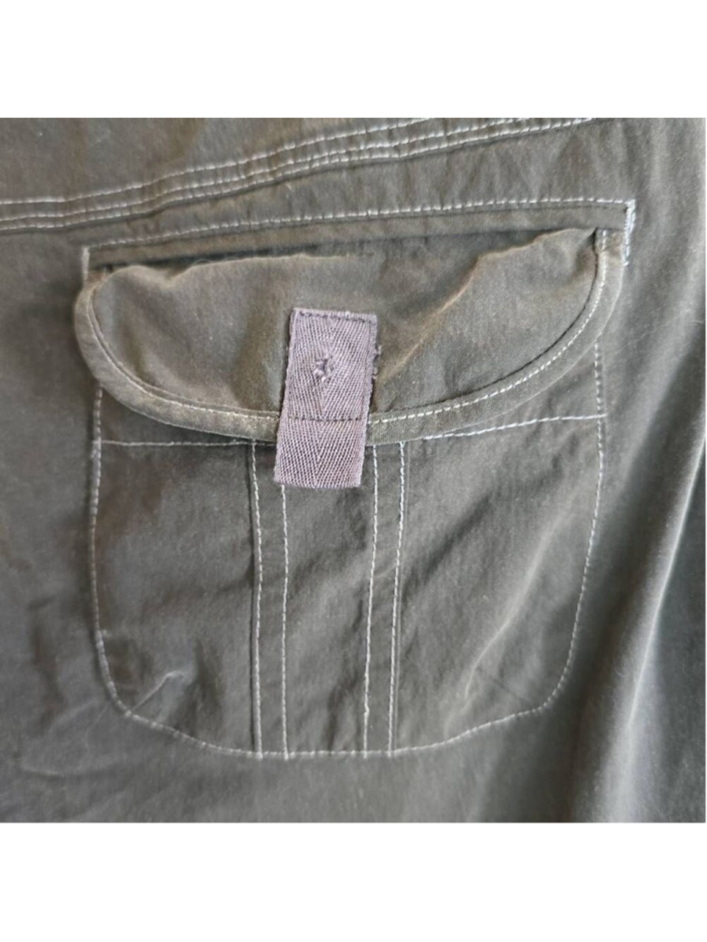 Kuhl Charcoal Grey Cargo Shorts Size 12 Snap Zipper Front - Picture 7 of 7